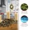 Glittery Bristle® Pine Triple Candle Holder Centerpiece